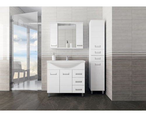 Заказать Тумба под раковину Style Line Ирис 100 Белый глянец в магазине сантехники Santeh-Crystal.ru