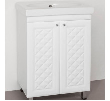 Тумба под раковину Style Line Канна 60 Люкс ЛС-00000726 Белый глянец