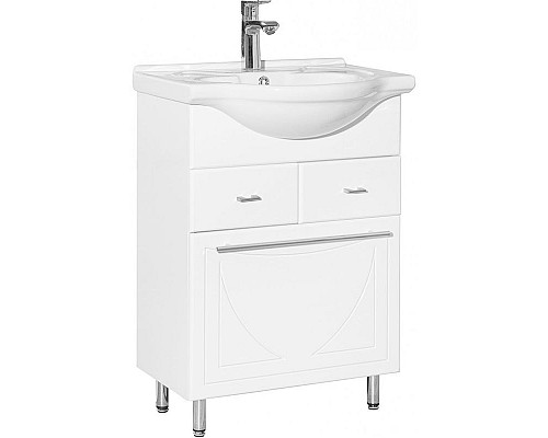 Купить Тумба под раковину Style Line Лана 60 СС-00002253 Белая в магазине сантехники Santeh-Crystal.ru