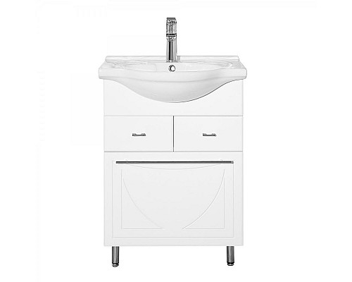 Купить Тумба под раковину Style Line Лана 60 СС-00002253 Белая в магазине сантехники Santeh-Crystal.ru