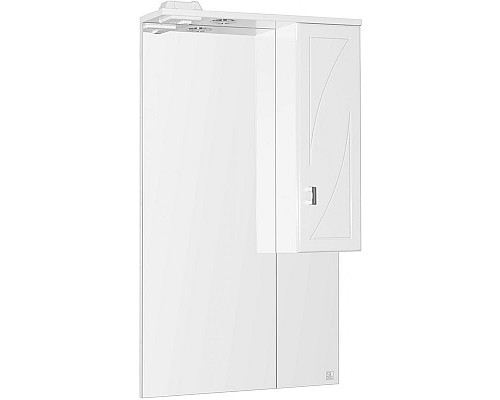 Приобрести Зеркало со шкафом Style Line Лана 60 СС-00002254 с подсветкой Белое в магазине сантехники Santeh-Crystal.ru