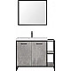 Заказать Тумба под раковину Style Line Лофт Classic 80/100 Бетон в магазине сантехники Santeh-Crystal.ru