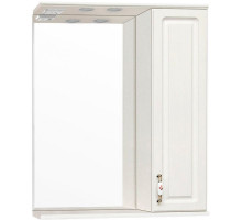 Зеркало со шкафом Style Line Олеандр 2 Люкс 65 ЛС-00000202 с подсветкой Рельеф пастель