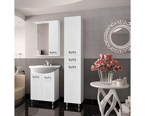 Santeh-Crystal.ru: Зеркало со шкафом Style Line Венеция 55 С с подсветкой Белый глянец Купить Зеркало со шкафом Style Line Венеция 55 С с подсветкой Белый глянец в магазине сантехники Santeh-Crystal.ru
