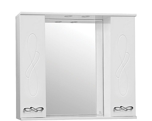 Santeh-Crystal.ru: Зеркало со шкафом Style Line Венеция 90 С с подсветкой Белый глянец Купить Зеркало со шкафом Style Line Венеция 90 С с подсветкой Белый глянец в магазине сантехники Santeh-Crystal.ru
