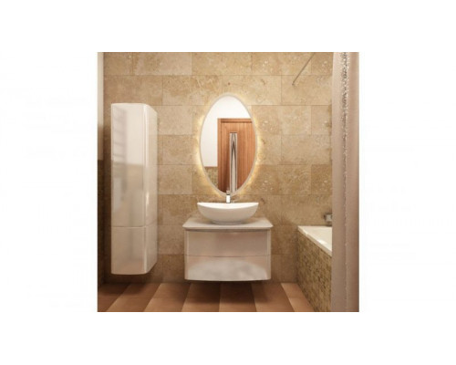 Купить Шкаф-пенал Velvex Iva 110 ppIVA.110-21 подвесной Белый в магазине сантехники Santeh-Crystal.ru