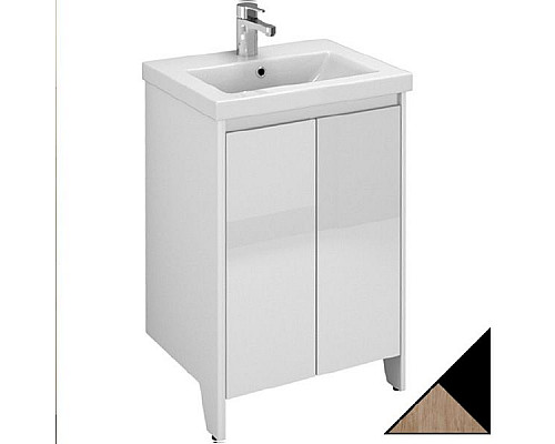 Santeh-Crystal.ru: Тумба под раковину Velvex Klaufs 50 tnKLA.50.2D-617.217 Черный+дерево Купить Тумба под раковину Velvex Klaufs 50 tnKLA.50.2D-617.217 Черный+дерево в магазине сантехники Santeh-Crystal.ru