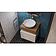 Купить Тумба Velvex Unique Unit 60 tpUNI.60.H40.Y.VY-211 подвесная Белая матовая в магазине сантехники Santeh-Crystal.ru