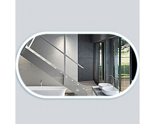 Приобрести Зеркало Vincea 120 VLM-2K120 с подсветкой с сенсорным выключателем в магазине сантехники Santeh-Crystal.ru