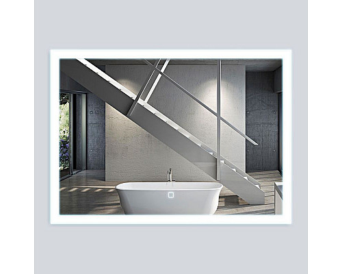 Приобрести Зеркало Vincea 80 VLM-2B800 с подсветкой с сенсорным выключателем в магазине сантехники Santeh-Crystal.ru