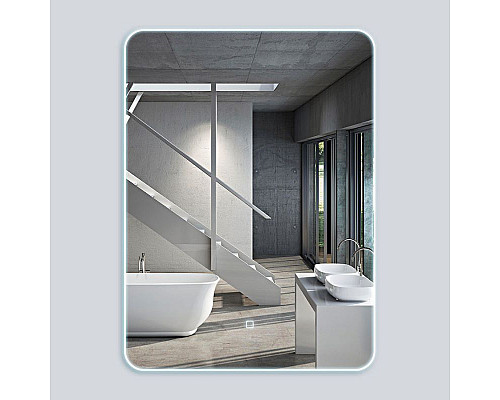 Приобрести Зеркало Vincea 55 VLM-2F550 с подсветкой с сенсорным выключателем в магазине сантехники Santeh-Crystal.ru