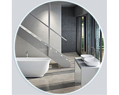 Приобрести Зеркало Vincea 65 VLM-2H650 с подсветкой с сенсорным выключателем в магазине сантехники Santeh-Crystal.ru