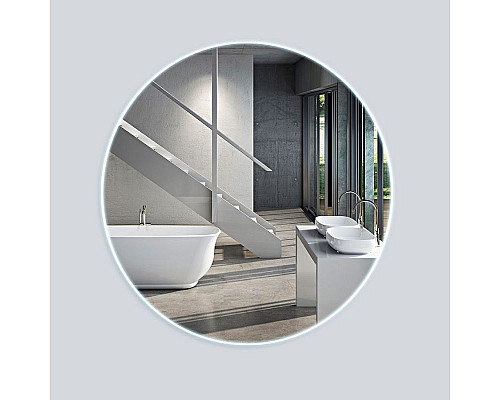 Приобрести Зеркало Vincea 65 VLM-2H650 с подсветкой с сенсорным выключателем в магазине сантехники Santeh-Crystal.ru