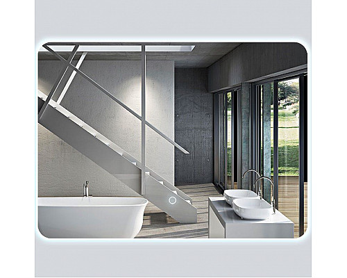 Приобрести Зеркало Vincea 80 VLM-2I800 с подсветкой с выключателем на движение в магазине сантехники Santeh-Crystal.ru