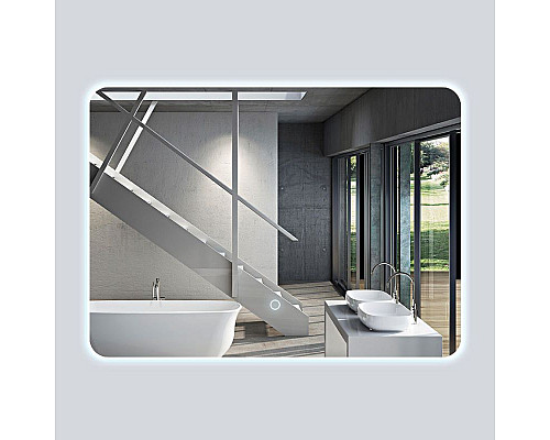 Приобрести Зеркало Vincea 80 VLM-2I800 с подсветкой с выключателем на движение в магазине сантехники Santeh-Crystal.ru