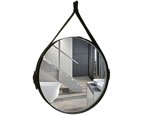 Купить Зеркало Vincea 70 VLM-2N700 Черное в магазине сантехники Santeh-Crystal.ru