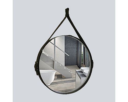 Купить Зеркало Vincea 70 VLM-2N700 Черное в магазине сантехники Santeh-Crystal.ru