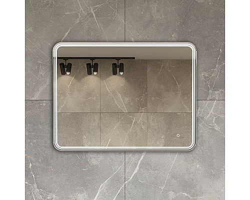 Купить Зеркало Vincea 80 VLM-3MA800-2 с подсветкой c сенсорным выключателем, диммером и антизапотеванием в магазине сантехники Santeh-Crystal.ru