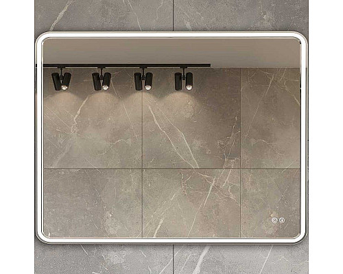 Приобрести Зеркало Vincea 100 VLM-3VC100-2 с подсветкой c сенсорным выключателем, диммером и антизапотеванием в магазине сантехники Santeh-Crystal.ru