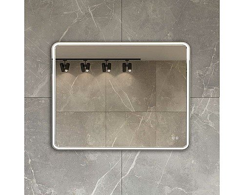 Приобрести Зеркало Vincea 100 VLM-3VC100-2 с подсветкой c сенсорным выключателем, диммером и антизапотеванием в магазине сантехники Santeh-Crystal.ru