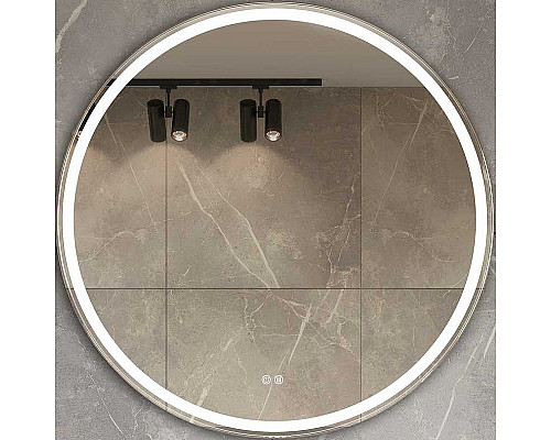 Купить Зеркало Vincea 70 VLM-3DE700-2 с подсветкой c сенсорным выключателем, диммером и антизапотеванием в магазине сантехники Santeh-Crystal.ru