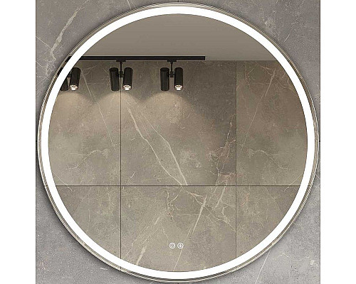 Купить Зеркало Vincea 80 VLM-3DE800-2 с подсветкой c сенсорным выключателем, диммером и антизапотеванием в магазине сантехники Santeh-Crystal.ru