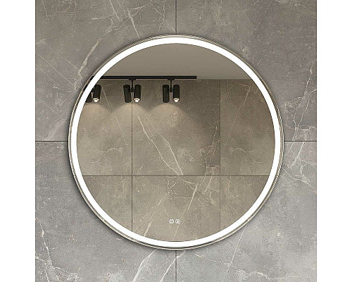 Купить Зеркало Vincea 80 VLM-3DE800-2 с подсветкой c сенсорным выключателем, диммером и антизапотеванием в магазине сантехники Santeh-Crystal.ru