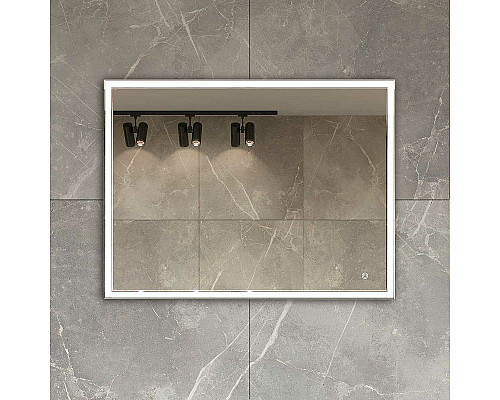 Приобрести Зеркало Vincea 800 VLM-3VN800 с подсветкой с сенсорным выключателем и диммером в магазине сантехники Santeh-Crystal.ru