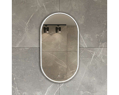 Приобрести Зеркало Vincea 50 VLM-3AU900 с подсветкой с сенсорным выключателем и диммером в магазине сантехники Santeh-Crystal.ru