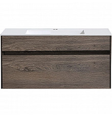 Тумба под раковину Vincea Chiara 100 VMC-2C100RO подвесная R.Oak