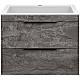 Купить Тумба под раковину Vincea Chiara 2D 60 VMC-2C2600GS подвесная G.Stone в магазине сантехники Santeh-Crystal.ru