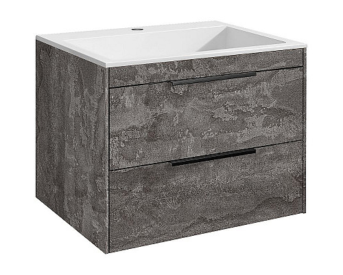 Santeh-Crystal.ru: Тумба под раковину Vincea Chiara 2D 60 VMC-2C2600GS подвесная G.Stone Купить Тумба под раковину Vincea Chiara 2D 60 VMC-2C2600GS подвесная G.Stone в магазине сантехники Santeh-Crystal.ru