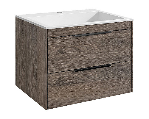 Santeh-Crystal.ru: Тумба под раковину Vincea Chiara 2D 60 VMC-2C2600RO подвесная R.Oak Купить Тумба под раковину Vincea Chiara 2D 60 VMC-2C2600RO подвесная R.Oak в магазине сантехники Santeh-Crystal.ru