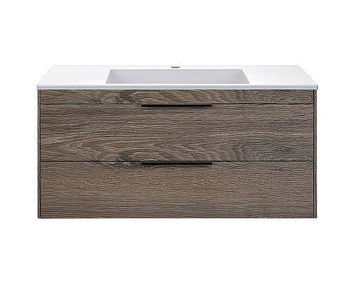 Купить Тумба под раковину Vincea Chiara 2D 100 VMC-2C2100RO подвесная R.Oak в магазине сантехники Santeh-Crystal.ru