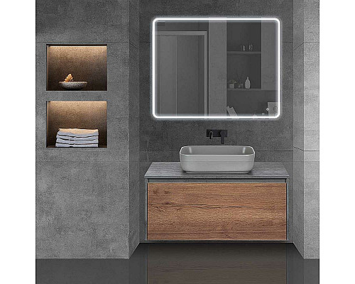 Santeh-Crystal.ru: Тумба под раковину Vincea Mesa 100 VMC-2MS100TB подвесная T.Oak Beton Купить Тумба под раковину Vincea Mesa 100 VMC-2MS100TB подвесная T.Oak Beton в магазине сантехники Santeh-Crystal.ru
