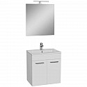Комплект мебели для ванной Vitra Mia 60 75023 Белый глянец Комплект мебели для ванной Vitra Mia 60 75023 Белый глянец