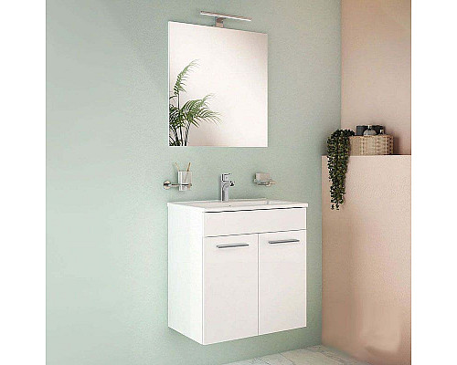 Заказать Комплект мебели для ванной Vitra Mia 60 75023 Белый глянец в магазине сантехники Santeh-Crystal.ru