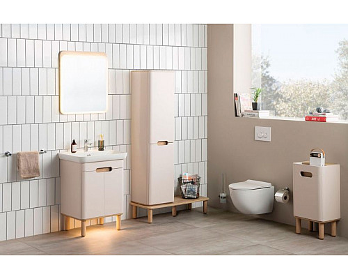 Santeh-Crystal.ru: Шкаф пенал Vitra Sento 40 R 60842 подвесной с бельевой корзиной Белый матовый Приобрести Шкаф пенал Vitra Sento 40 R 60842 подвесной с бельевой корзиной Белый матовый в магазине сантехники Santeh-Crystal.ru