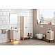 Приобрести Шкаф пенал Vitra Sento 40 R 60842 подвесной с бельевой корзиной Белый матовый в магазине сантехники Santeh-Crystal.ru