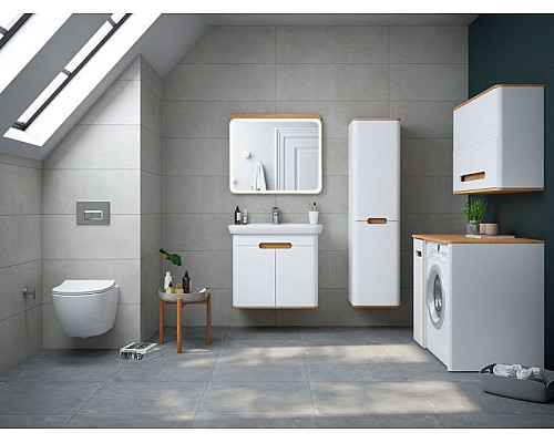 Santeh-Crystal.ru: Шкаф пенал Vitra Sento 40 R 60842 подвесной с бельевой корзиной Белый матовый Приобрести Шкаф пенал Vitra Sento 40 R 60842 подвесной с бельевой корзиной Белый матовый в магазине сантехники Santeh-Crystal.ru