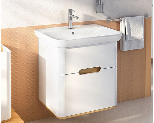 Santeh-Crystal.ru: Тумба с раковиной Vitra Sento 65 60822 подвесная Белая матовая Заказать Тумба с раковиной Vitra Sento 65 60822 подвесная Белая матовая в магазине сантехники Santeh-Crystal.ru