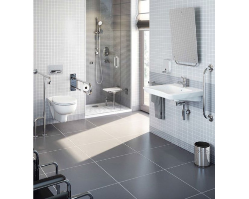 Заказать Зеркало Vitra Special Needs 50 A44002 (320-1131) с изменяемым углом наклона в магазине сантехники Santeh-Crystal.ru