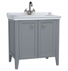 Тумба с раковиной Vitra Valarte 80 62154 Серая матовая