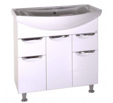 Тумба под раковину АСБ-мебель Мессина 80 9621 Белая