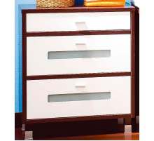 Комод Бриклаер Бали 70 4627125411878 Венге Белый глянцевый