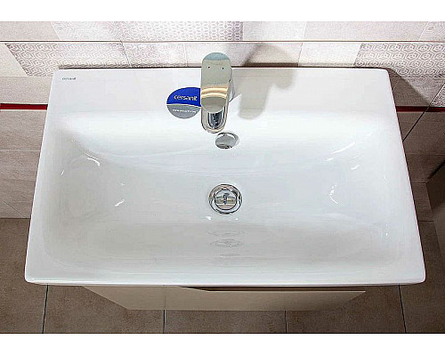 Купить Тумба под раковину Бриклаер Брайтон 60 4627125415791 подвесная Глиняный Серый в магазине сантехники Santeh-Crystal.ru