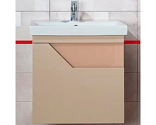 Купить Тумба под раковину Бриклаер Брайтон 60 4627125415791 подвесная Глиняный Серый в магазине сантехники Santeh-Crystal.ru