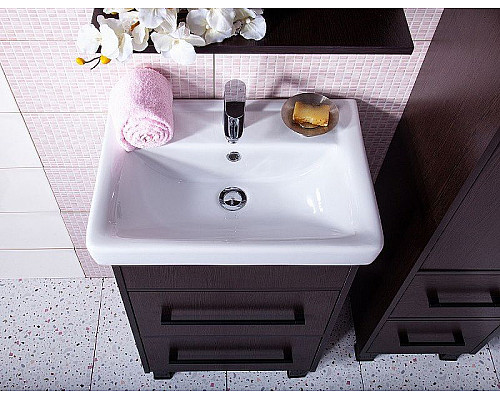 Купить Тумба под раковину Бриклаер Чили 55 4627125415098 Венге в магазине сантехники Santeh-Crystal.ru