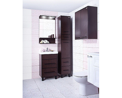 Купить Тумба под раковину Бриклаер Чили 55 4627125415098 Венге в магазине сантехники Santeh-Crystal.ru