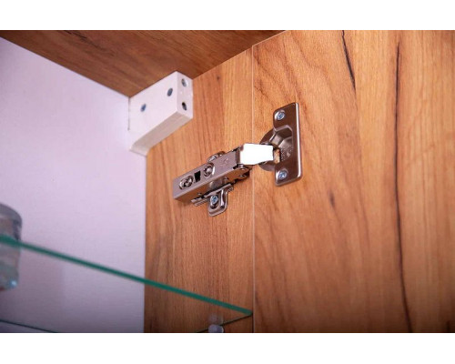 Купить Тумба под раковину Бриклаер Форест 40 4627125414633 подвесная Дуб золотой Антрацит в магазине сантехники Santeh-Crystal.ru